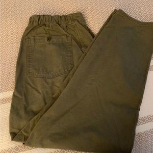 Able Alex Relaxed Surplus Pant in Washed Olive size 32 NWOT